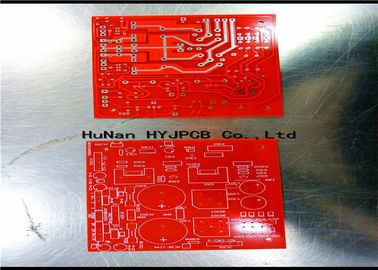 China PWB echado a un lado doble negro rojo de los productos electrónicos de consumo de la placa de circuito del PWB FR4 Solde de la exhibición del PWB de Speacker Proveedor