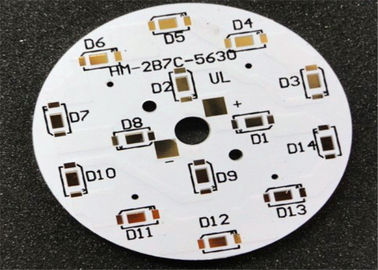 El LED mancha el tablero ligero del PWB del aluminio, grueso de aluminio del Cu del tablero 1oz del PWB Proveedor